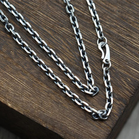 Silver Chain Necklace-ToShay.org