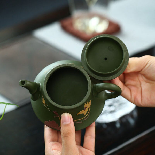 Green Yixing Clay Teapot-ToShay.org