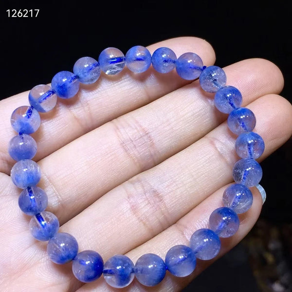 Blue Rutilated Quartz Bracelet-ToShay.org