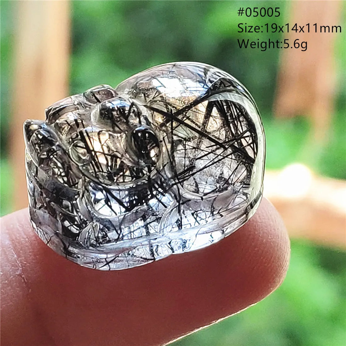 Black Rutilated Quartz Pi Xiu-ToShay.org