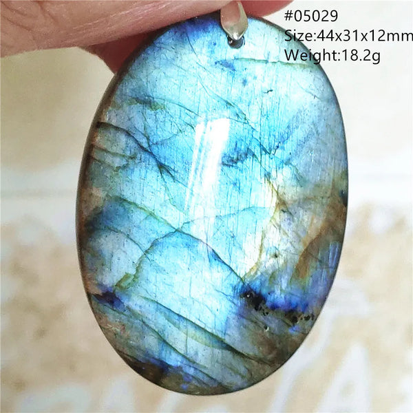 Blue Light Labradorite Pendant-ToShay.org