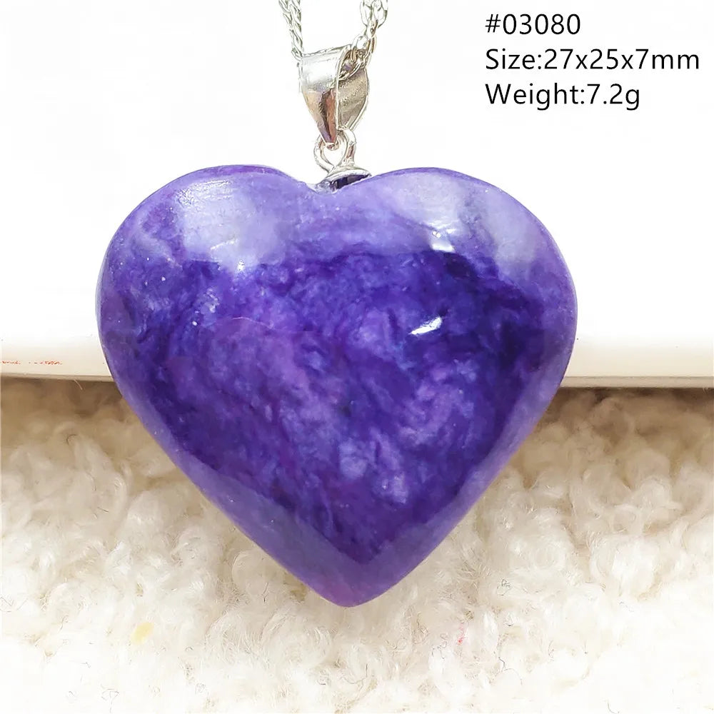 Purple Charoite Pendant-ToShay.org