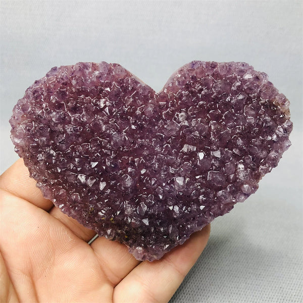 Red Amethyst Heart-ToShay.org