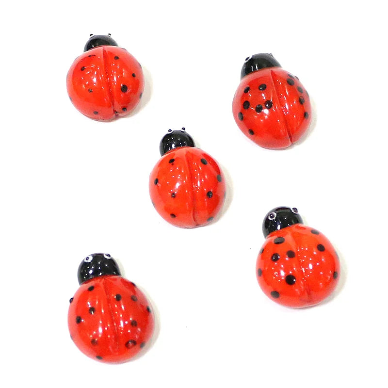 Glass Red Ladybug-ToShay.org