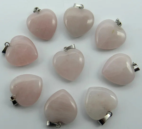 Mixed Crystal Heart Pendants-ToShay.org