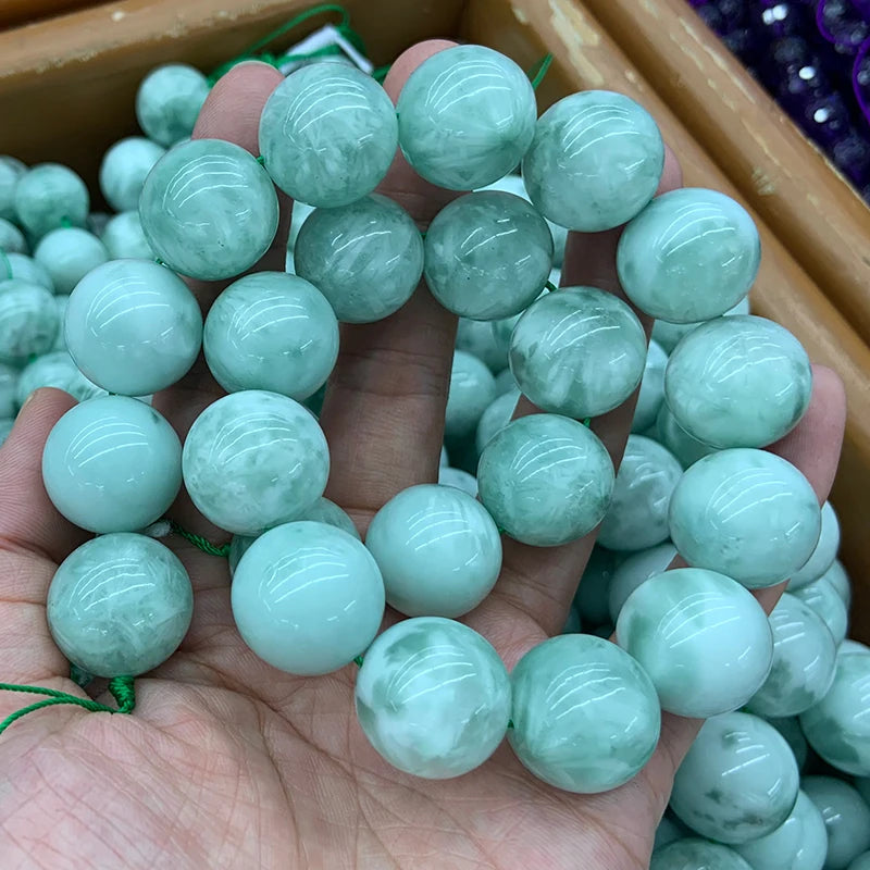 Green Angelite Beads-ToShay.org