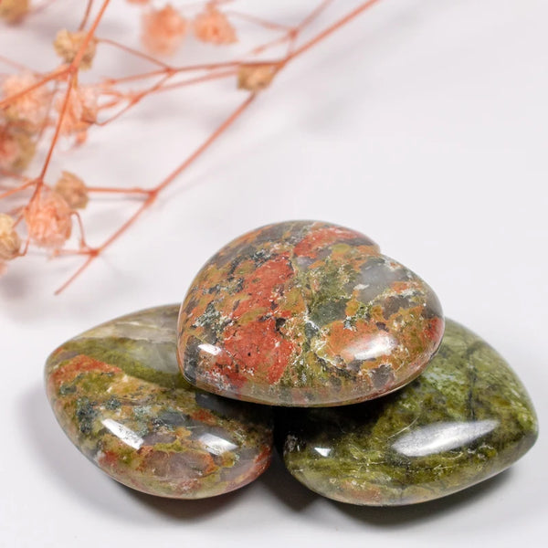 Mixed Quartz Crystal Heart-ToShay.org