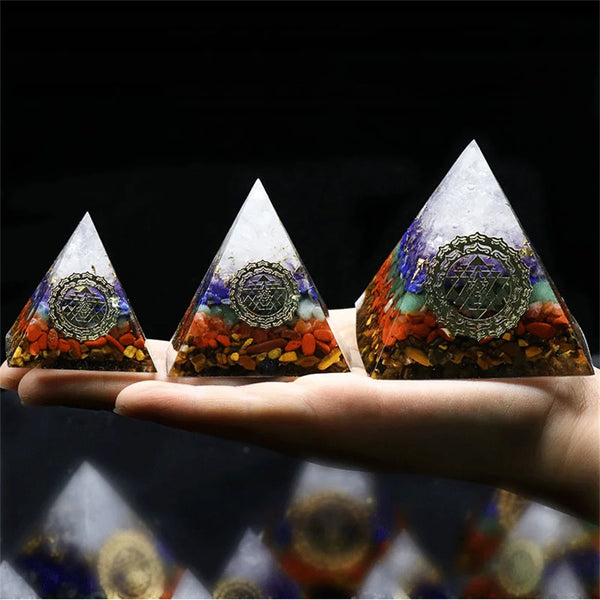 Energy Chakra Orgonite Pyramid-ToShay.org