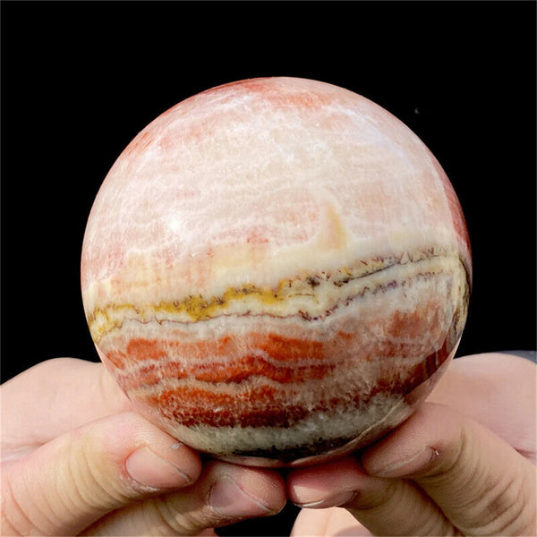 Red Pork Stone Ball-ToShay.org