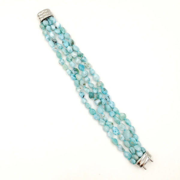 Blue Larimar Bracelet-ToShay.org
