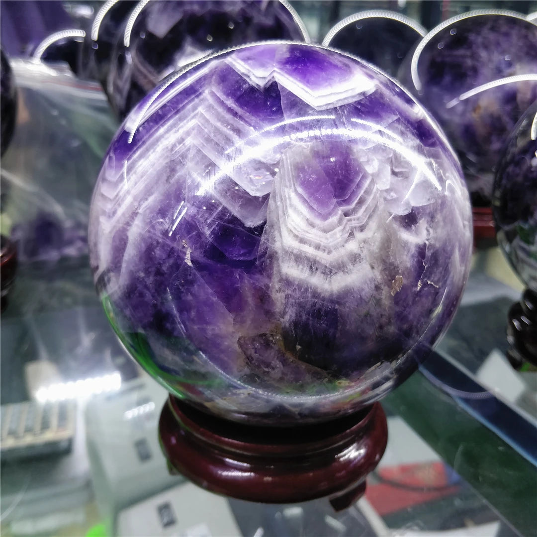 Purple Dream Amethyst Ball-ToShay.org
