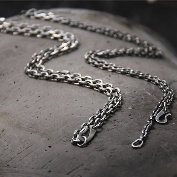 Silver Chain Necklace-ToShay.org
