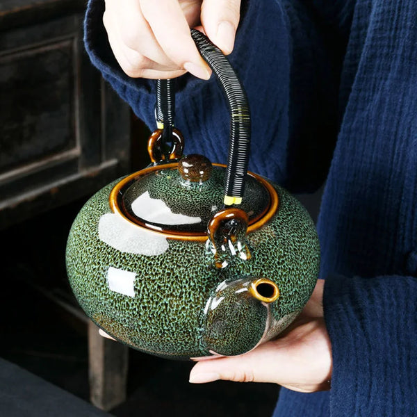 Glazed Ceramic Teapot-ToShay.org