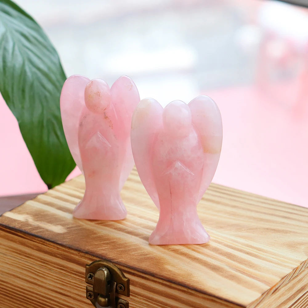 Pink Rose Quartz Angel-ToShay.org