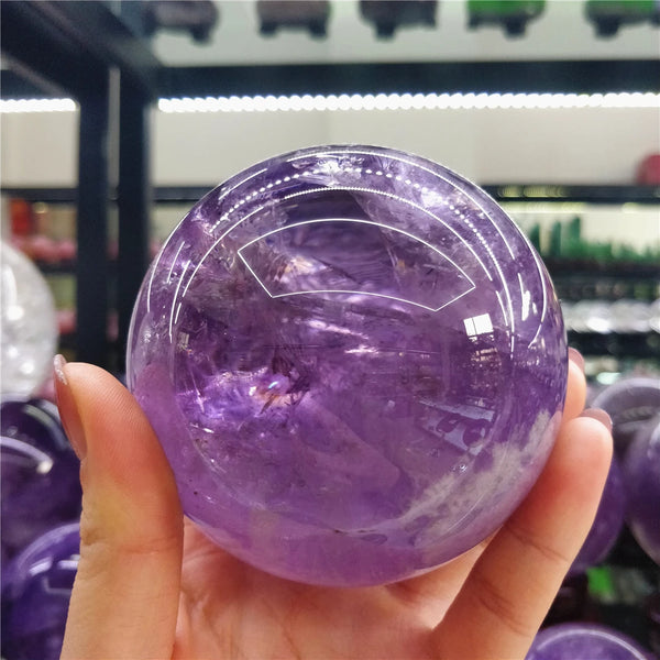 Purple Amethyst Quartz Ball-ToShay.org