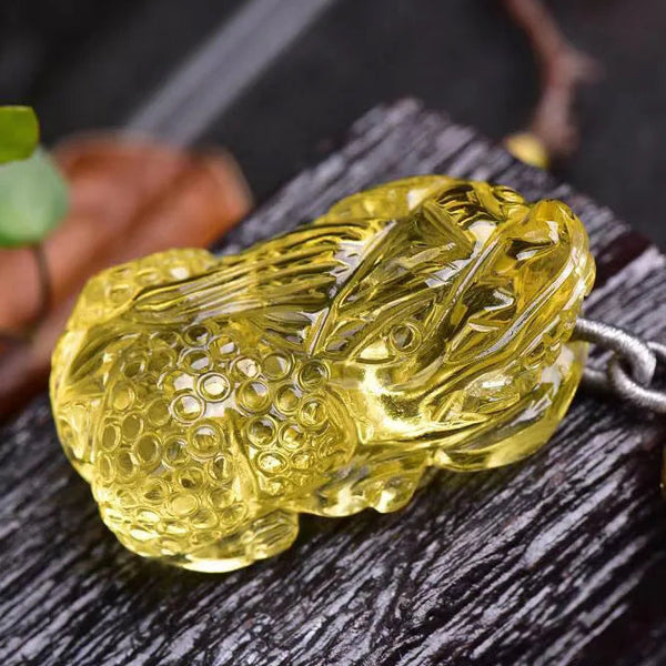 Yellow Citrine Quartz Pi Xiu-ToShay.org