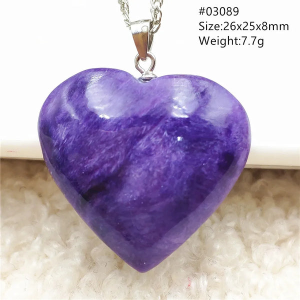 Purple Charoite Pendant-ToShay.org