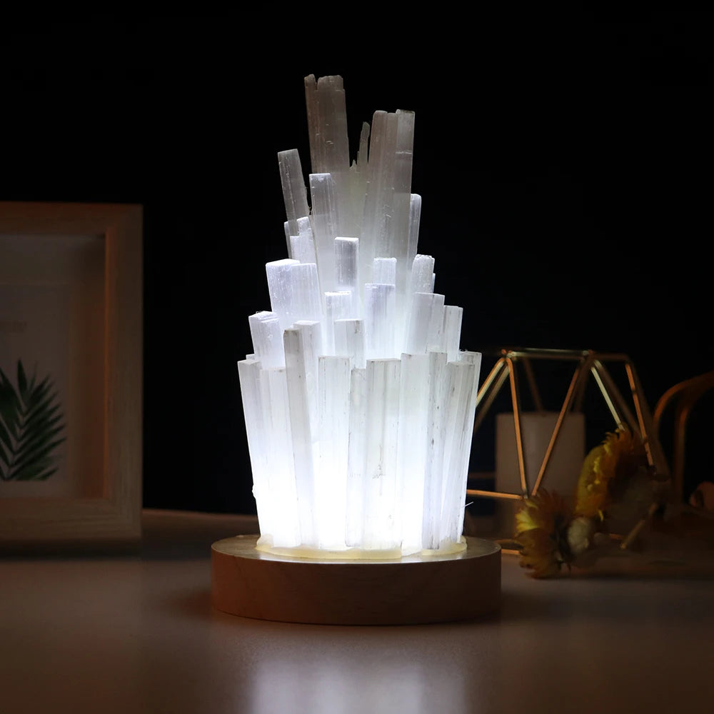 White Selenite Crystal-ToShay.org