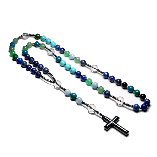 Blue Lapis Lazuli Mala Beads-ToShay.org