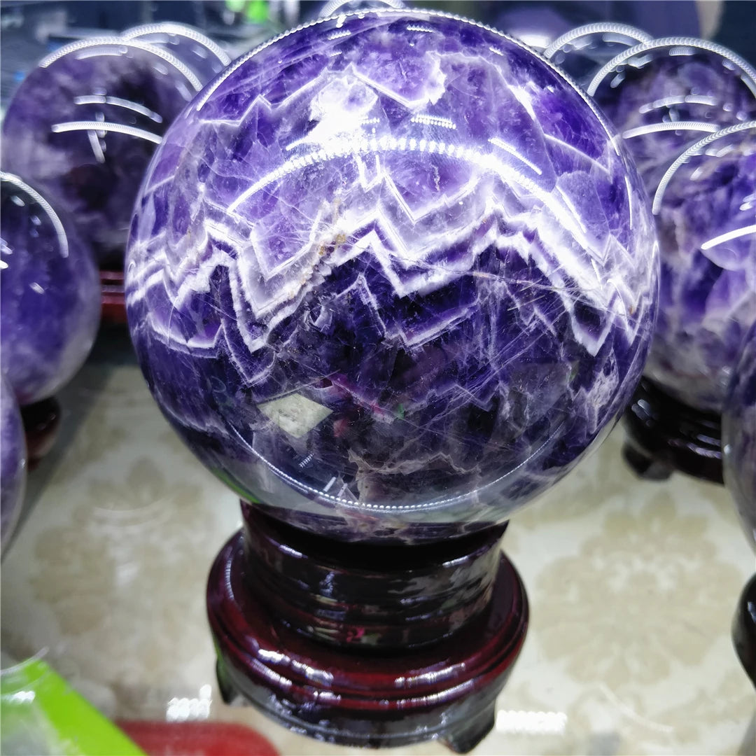 Purple Dream Amethyst Ball-ToShay.org