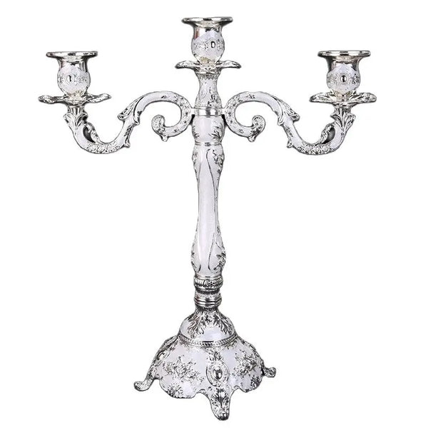 Mixed Rose Painted Candelabras-ToShay.org
