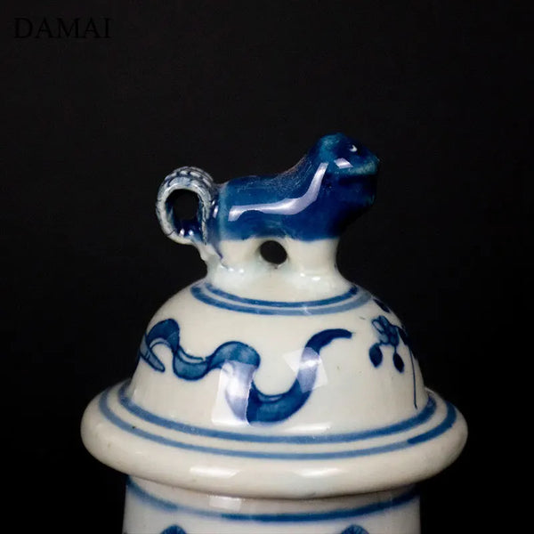 Lion Ceramic Tea Caddy-ToShay.org