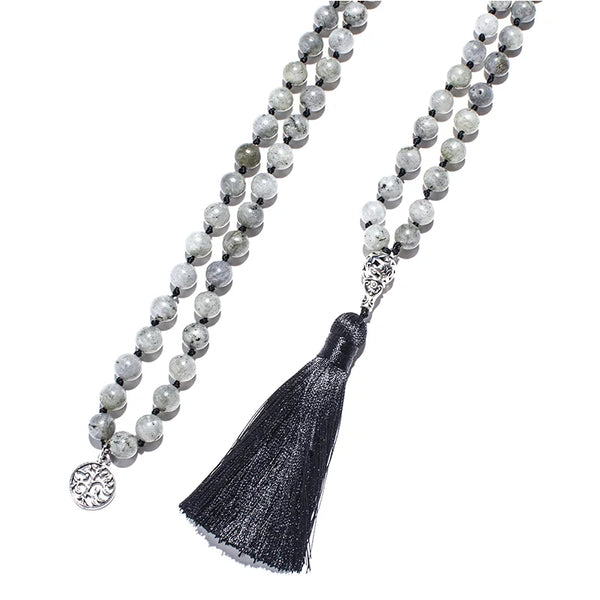 White Labradorite Mala Bead Set-ToShay.org