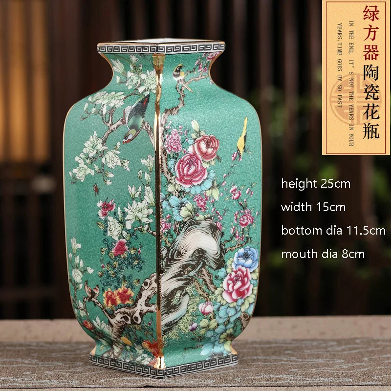 Flower Porcelain Vase-ToShay.org