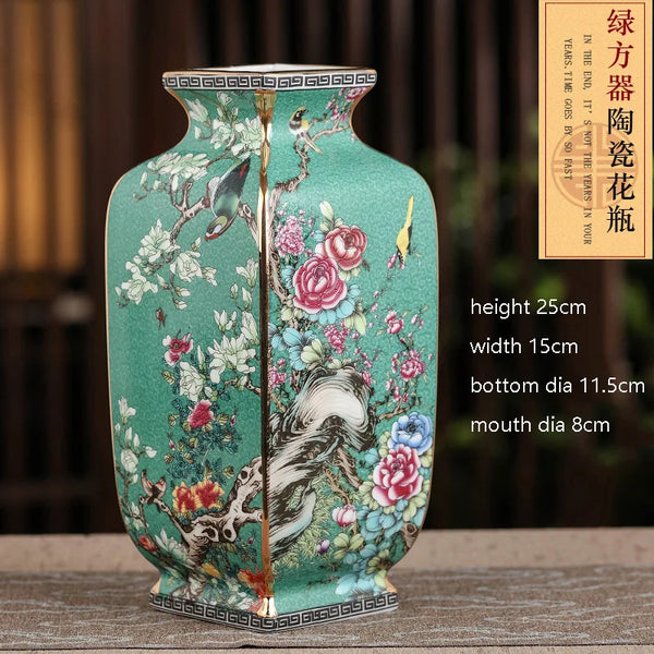 Flower Porcelain Vase-ToShay.org