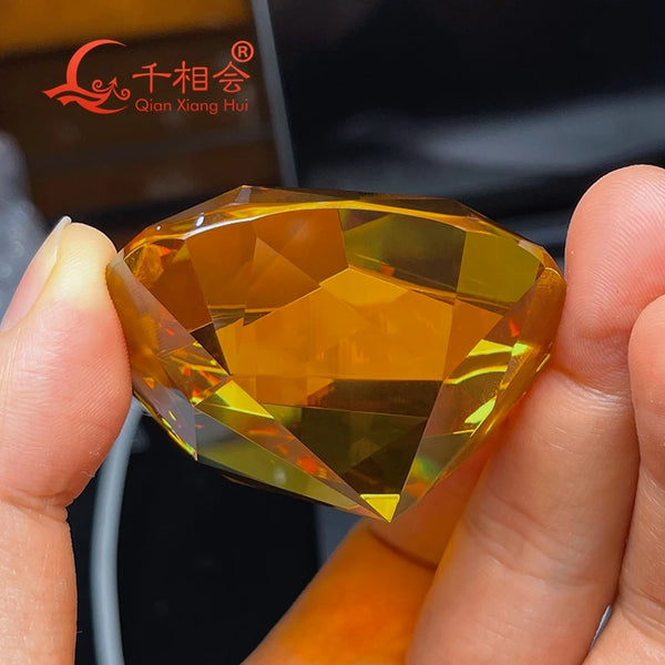 Yellow Cubic Zirconia Crystal-ToShay.org
