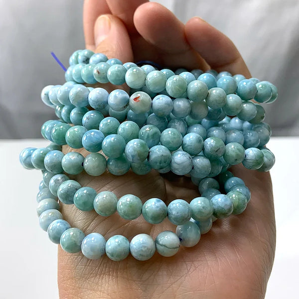 Blue Larimar Stone Beads-ToShay.org