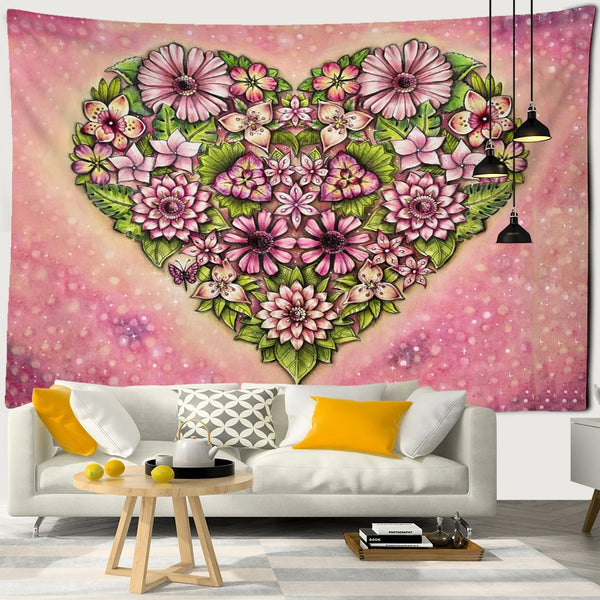 Flower Art Tapestry-ToShay.org
