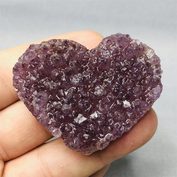 Red Amethyst Heart-ToShay.org