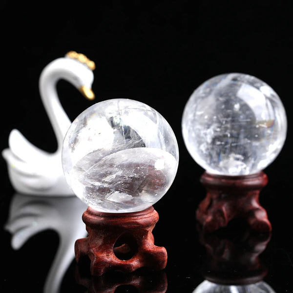 White Calcite Quartz Ball-ToShay.org