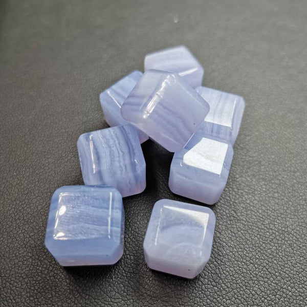 Blue Lace Agate Cubes-ToShay.org