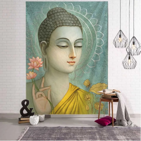 Buddha Meditation Tapestry-ToShay.org