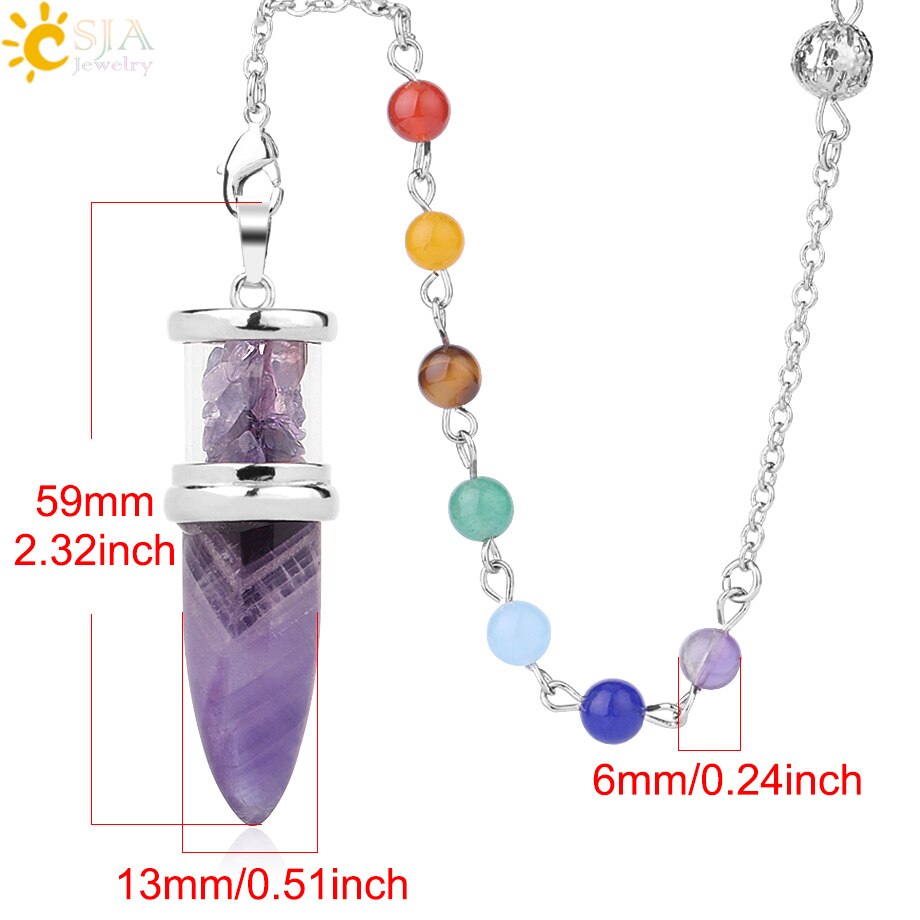 Mixed Crystal Dowsing Pendulum-ToShay.org