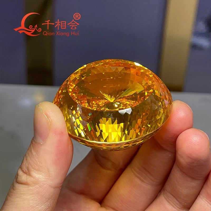 Yellow Faceted Diamond-ToShay.org