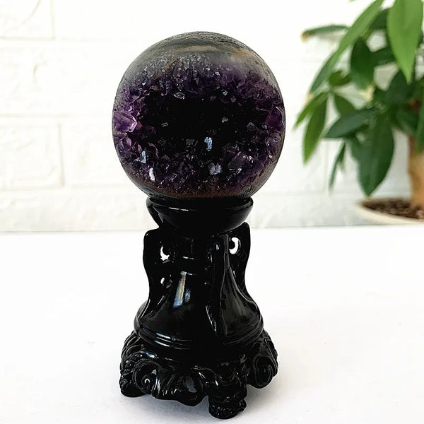 Purple Amethyst Geode Ball-ToShay.org