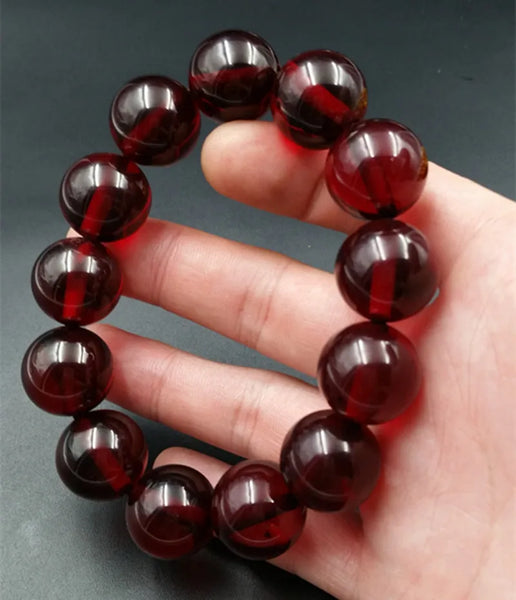 Yellow Beeswax Amber Bracelet-ToShay.org