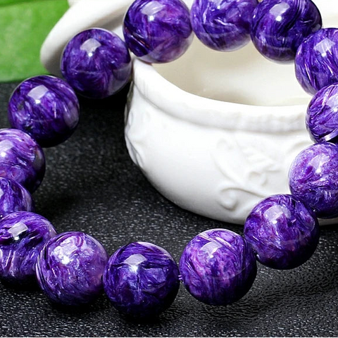 Purple Charoite Bracelet Russia-ToShay.org