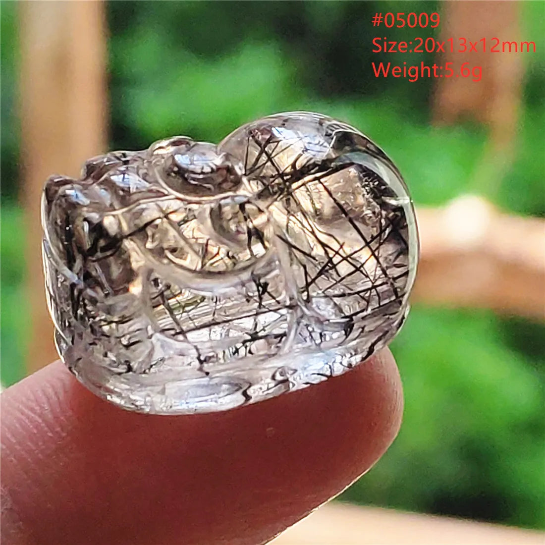 Black Rutilated Quartz Pi Xiu-ToShay.org