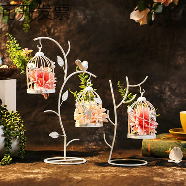 Bird Cage Candle Holders-ToShay.org