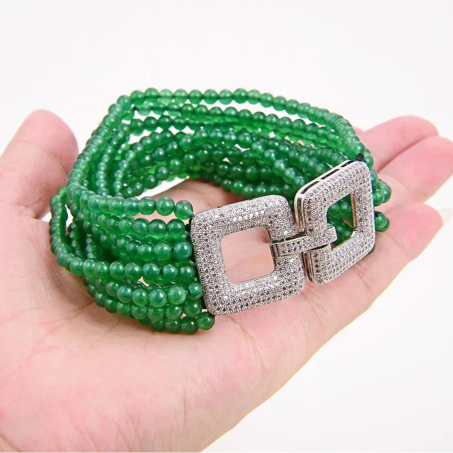 Green Jade Bracelet-ToShay.org