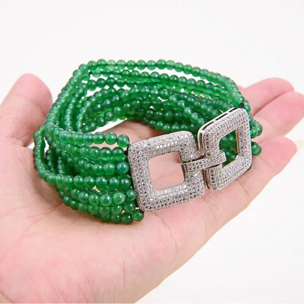 Green Jade Bracelet-ToShay.org