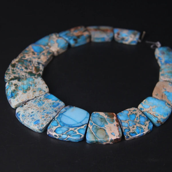 Mixed Emperor Jasper Slab Beads-ToShay.org