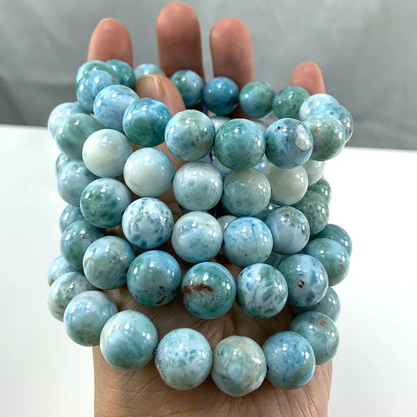 Blue Larimar Stone Beads-ToShay.org