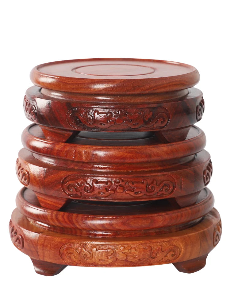 Red Sandalwood Dragon Base-ToShay.org