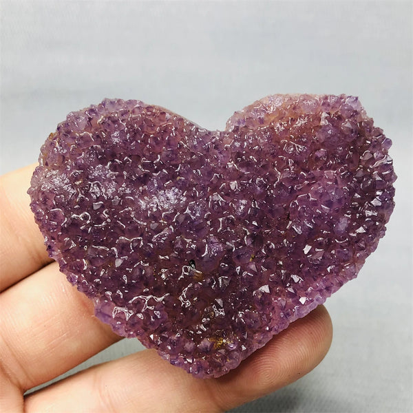 Red Amethyst Heart-ToShay.org