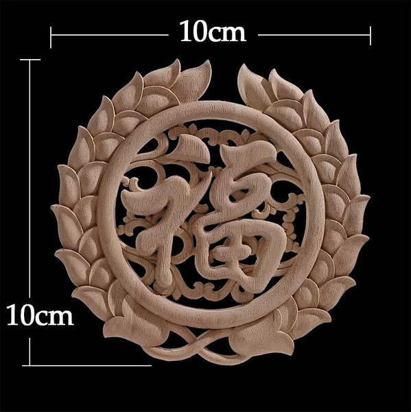 Wood Carved Flower Panel-ToShay.org